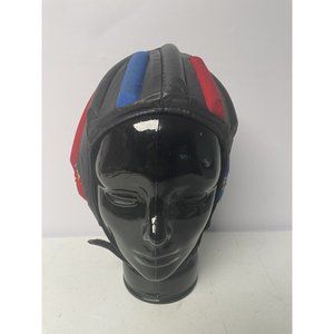 Vintage Leather Skull Hat Cap Helmet Hat Shoppe Custom Leather Hats USA Made